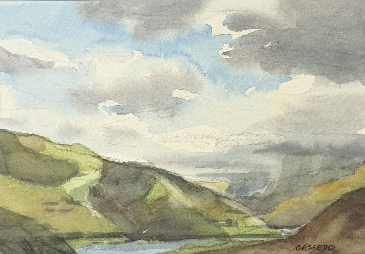 Storm Passing through Snake River Canyon