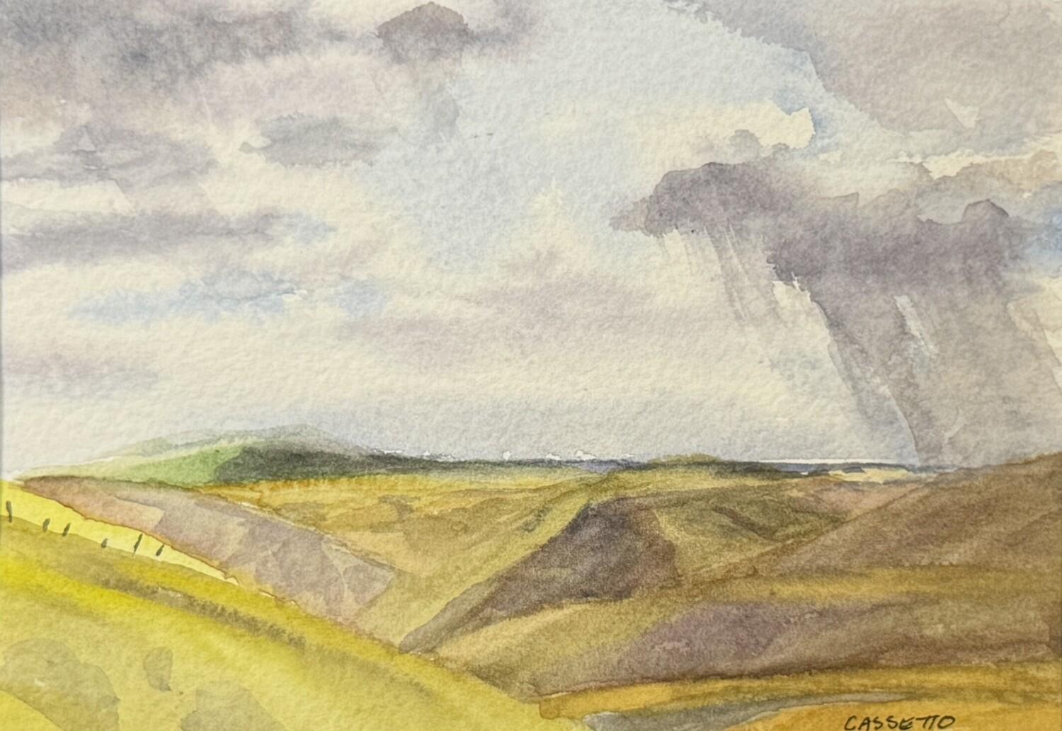 Spring Study #2 of Ranchland looking toward the Blues