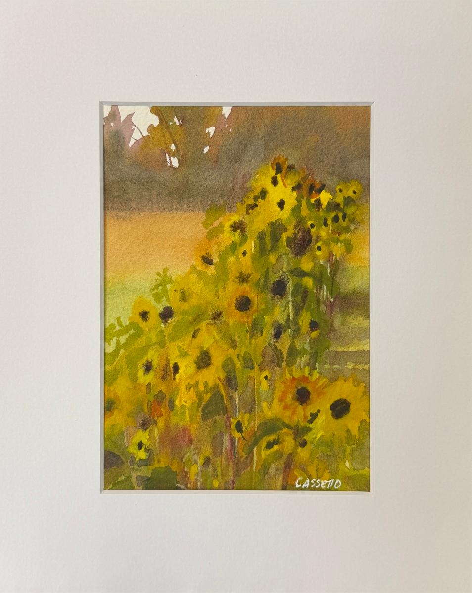 Fall Plein Air -Sunflower Field