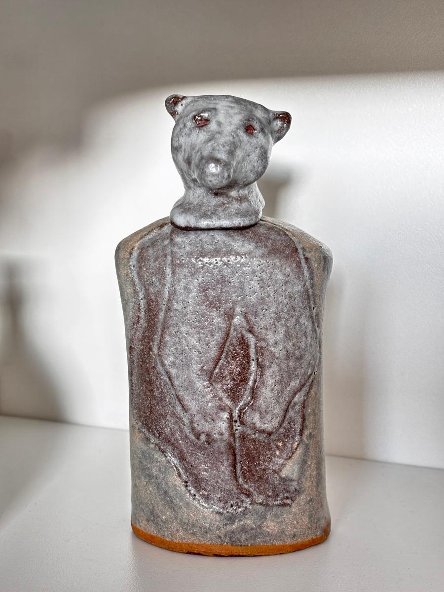 Bear Head Flask
