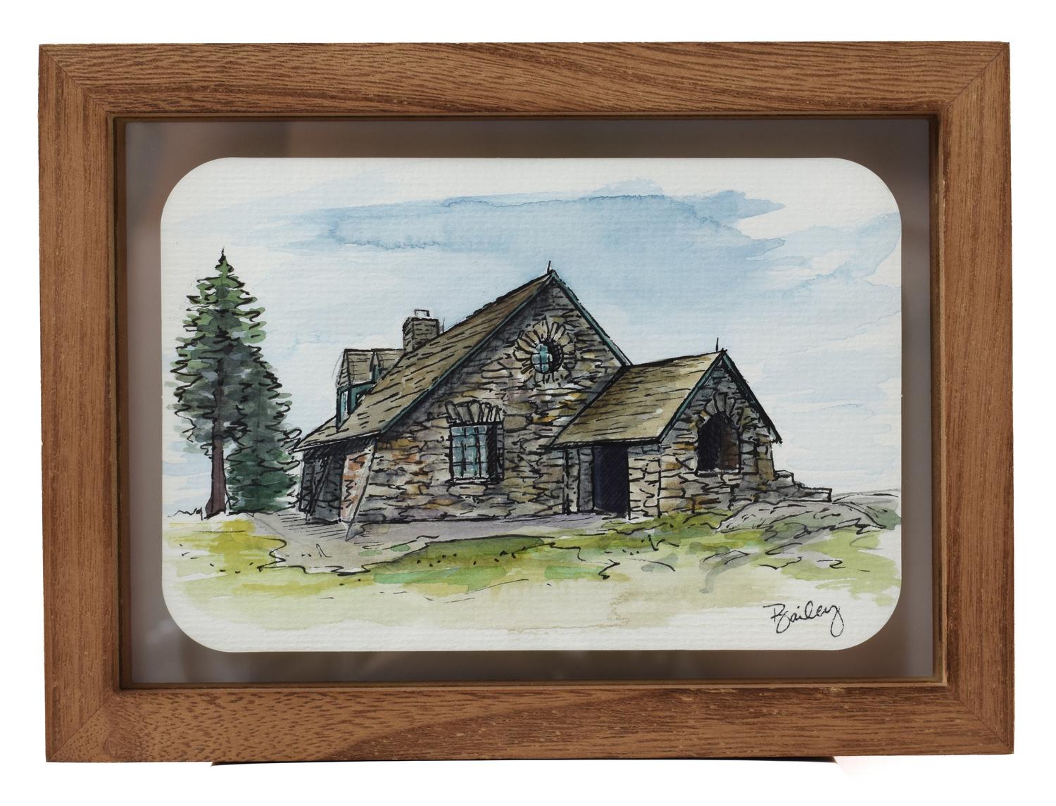 Mount Spokane Vista House | Plein Air