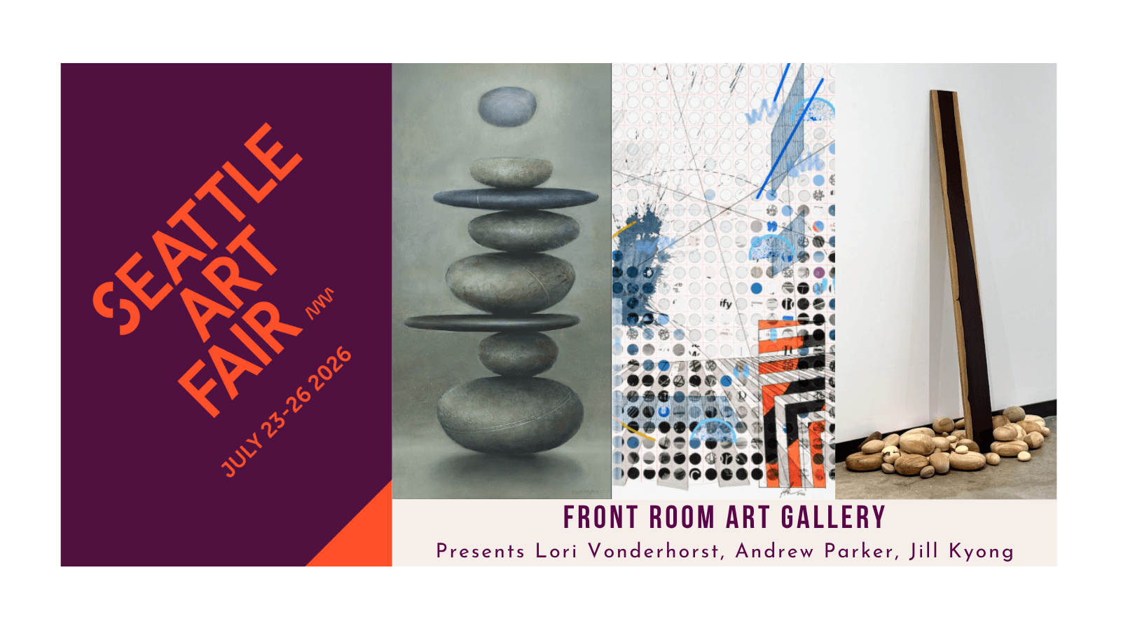 Front Room Art Gallery at 2026 Seattle Art Fair - Booth A24